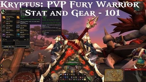 fury warrior stat guide